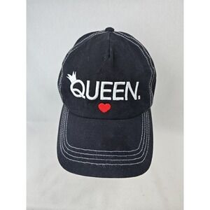 Disney Parks Black Queen Hat‎ Adjustable Snapback Cap Adult Embroidered